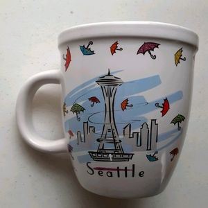 Seattle Windy City Umbrella Coffee Tea Mug
